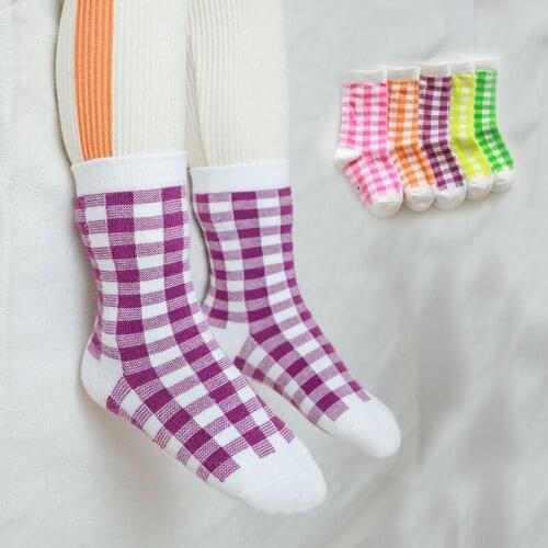 1-8Y 5 Pairs Set High Quality Baby Cotton Soft Comfortable Socks Children Knitted Tube Kids Cartoon Socks