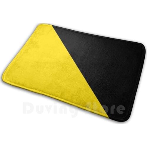 Anarcho - Capitalism Flag - Plain And Simple Mat Rug Carpet Anti-Slip Floor Mats Bedroom Anarcho Capitalism Anarchy Anarchist