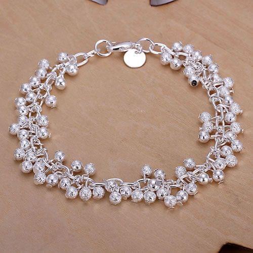 Free shipping jewelry silver plated jewelry bracelet fine fashion grape bracelet top quality wholesale and retail SMTH232