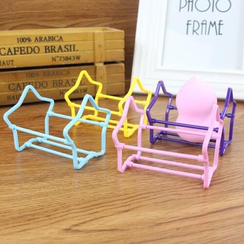 2pcs Makeup Sponge Holder Removable Cosmetic Puff Stand Gourd Drop Shaped Sponge ventilation drying Bracket drop-ship