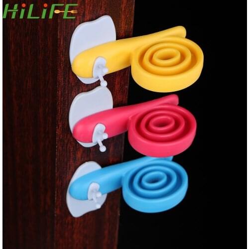 HILIFE 3 piece/set Wedge Holder for Children Kids Cute Snail Shaped Safety Guard Finger Protector Silicone Door Stops