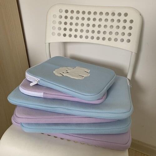 Korea Cute Inner Bag Cartoon Dog Ipad Storage Bag Handbag 11 13 15 Inch Laptop Tablet Inner Case Bag For Air Pro 9.7 10.8 Girl