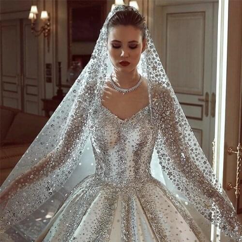 Bride Dresses 2020 Big Ball Gown Wedding Dresses Lace Wedding Dresses Vestido De Noiva Mariage Luxurious Dresses