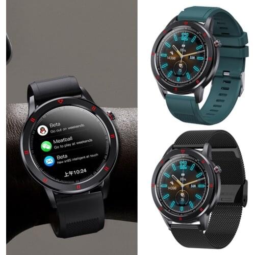 Fashion Wristwatch Full Round Touch Screen Smart Watch Men Fitness Tracker Waterproof Ladies Heart Rate Monitor for Android IOS