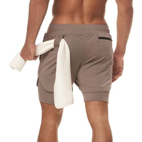 Mens Summer Sports Shorts Breeches Homme 2021 New Gym Casual Fitness Shorts Men-in-shorts Training Wicking Running Shorts Male