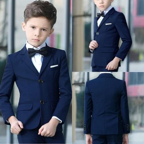 New wedding suits for Boys' Suit shawl lapel boys mens suits two piece Boys Formal Wear slim fit two button jacket+pants+tie
