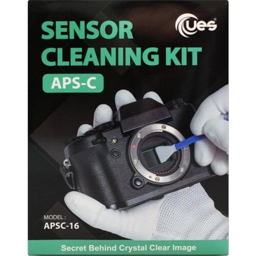 NEW UES Sensor Cleaning Kit APSC Clean Swab 14Pcs + 15ml CCD CMOS Cleaning Solution Fluid for DSLR Matrix Clean
