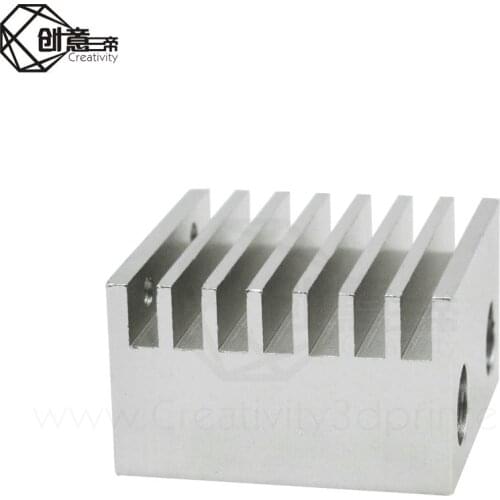 Double Head Radiator Hot End Radiator Aluminium Alloy Long Distance for 1.75mm All-metal Dual Multi-extrusion Use for 3D Printer