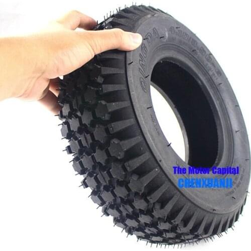 Scooter Tires 6" Lawn Mower/Snow&Mud Tyre 4.10/3.50-6 Brand Tyre for 6*3.25 Wheel Rim (Scooter Parts & Accessories)