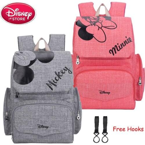 Disney Mummy Diaper Bag Maternity Nappy Nursing Bag for Baby Care Travel Backpack Designer Disney Mickey Minnie Bags Handbag