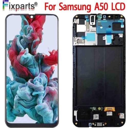 New Tested For Samsung Galaxy A50 A505F/DS A505F A505FD A505A Display Touch Screen Digitizer Assembly For Samsung A50 LCD