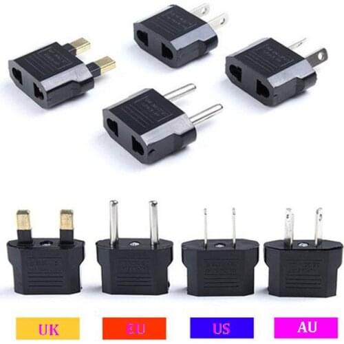 2200Pcs/Lot High Quality Universal Travel Adapter EU to US EU AU UK plug Adapter Converter Power Plug Adaptor Converter