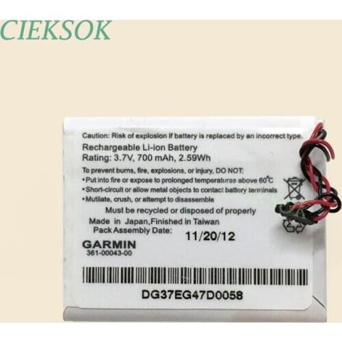 361-00043-00 For Garmin EDGE 520 EDGE 500 EDGE 200 Battery Bicycle Speed Meter GPS Navigator Replacement Spare Parts
