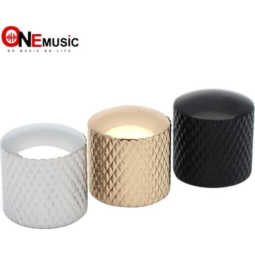 4pcs Gutiar Gold /Silver / Black Knob Guitar Knob Push Metal knob