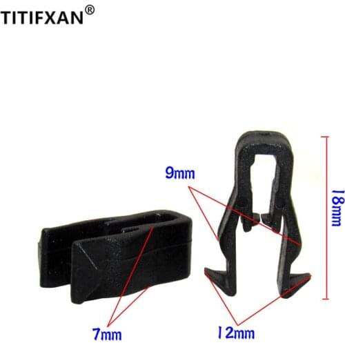 50x Auto center console instrument audio navigation panel DVD CD clips for Mitsubishi Lancer Outlander Leopaard BYD F6 fasteners