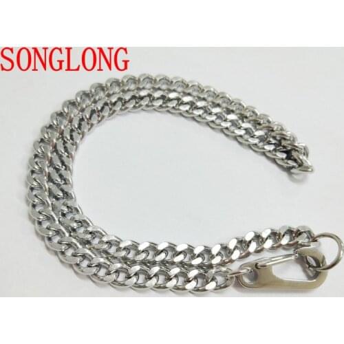 Stainless Steel pubg keychain manufacturers Necklace key chain,8MM Mens Womens trinket Necklace 18-36 Inch wholesale lots bulk