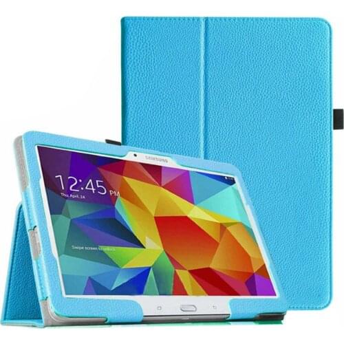 Case Cover for Samsung Galaxy Tab 4 10.1 SM T530/T531/T535 Lichi PULeather Stand Protector Tablet Case Cover for SM-T530 SM-T531