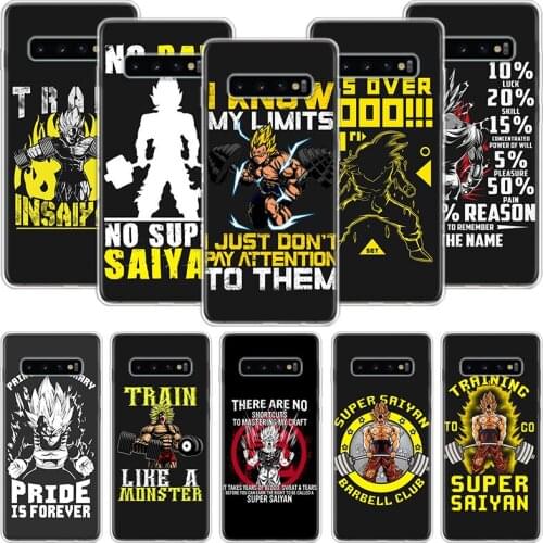 Training Gain Power Pain Anime Phone Case For Samsung Galaxy A51 A71 A70 A50 A40 A30 A20E A10 A01 A21 A41 A20S A6 A7 A8 A9 Coque