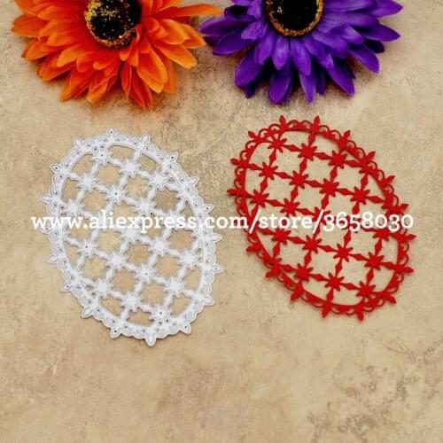 Flowers Oval Metal Die cutting Dies For DIY Scrapbooking Photo Album Decorative Embossing Folder Stencil 8072550