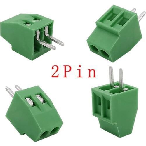 5/10/20Pcs KF120 2Pin 2.54mm Terminal Block Connector kf120-2.54-2P Straight Pin PCB Screw Terminal