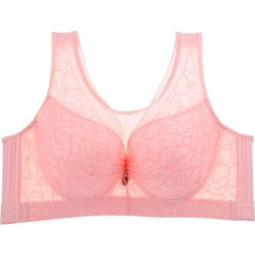 Lace bra Thin bra There are steel rings coming together Full cup plus size underwear Sexy girl