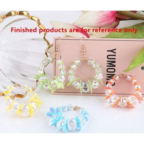 Summer style 12pcs/lot Sequin flower/beads decoration geometry rounds shape copper floating locket charms diy jewelry making