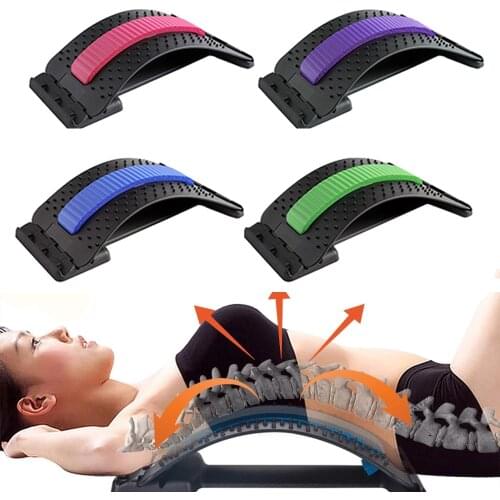 Back Massager Stretcher Equipment Massage Tools Massageador Magic Stretch Fitness Lumbar Support Relaxation Spine Pain Relief