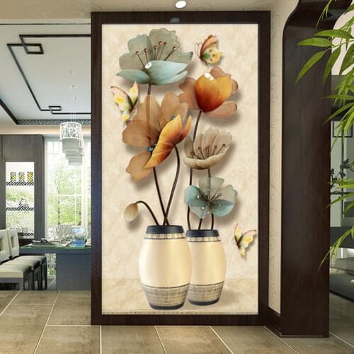 Needlework,DIY cross stitch set for full embroidery kit,noble vase rose peony flower printed pattern cross stitch wedding gift