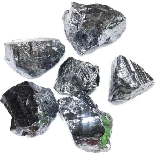 Raw Terahertz Stone Origin Crystal Stones Irregular Rough Quartz Minerals Healthy Reiki Healing Gift Decor