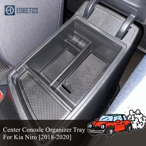 Niro 2018 2019 2020 Accessories Niro Car Storage Organizer For Kia Niro Console Armrest Storage Organizer For Kia Niro Box