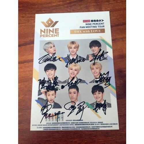 Hand signed IDOL PRODUCER NINE PERCENT autographed photo 4*6