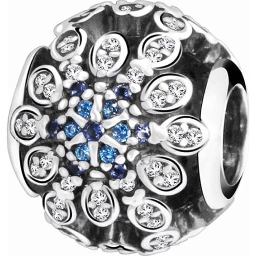 925 Sterling Silver Charms Crystals European Bead Fit Original Bracelets Chain DIY Pendant Charm Beads Girl Women Jewelry Making