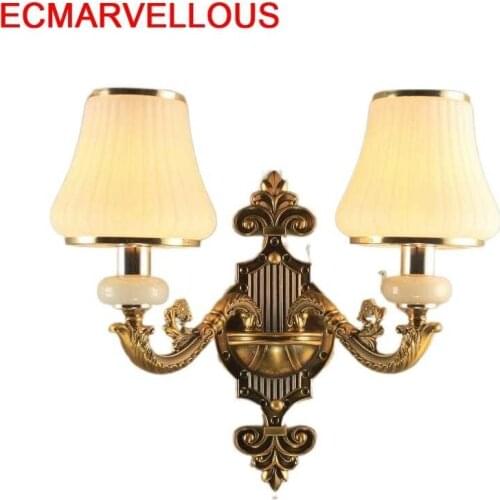 Dressing Table Deco Lampara De Techo Colgante Moderna Sconce Crystal Wandlamp Luminaire Bedroom Light For Home Wall Lamp