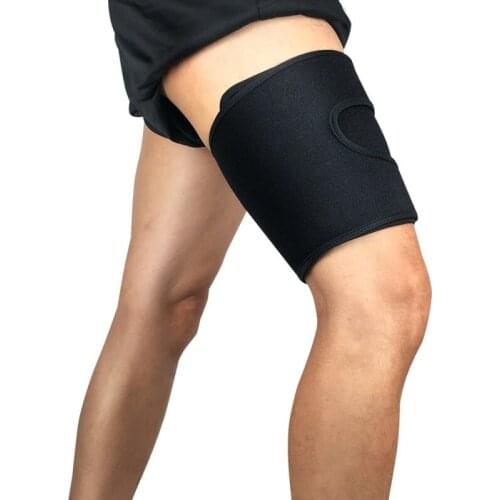 Sports Running Sport Anti-muscle Strain Protector Thigh Upper Leg Sleeve Cover High Elastic Adjustable Compression Leg Warmers