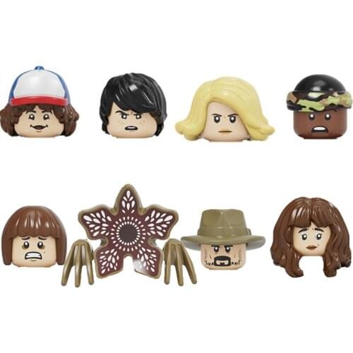 Stranger things Dustin/Barb/Demogorgon/hopper/BARB/Ghostbuster Lucas/Eleven/Lucas /Mike Building Blocks Brick Toys