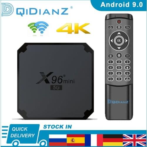 X96mini 5g Android 9.0 Smart Tv Box 4k Brasil 2.4g 5g Wifi Amlogic S905W4 2+16gb X96 mini Set-top boxes frete gratis para brasil