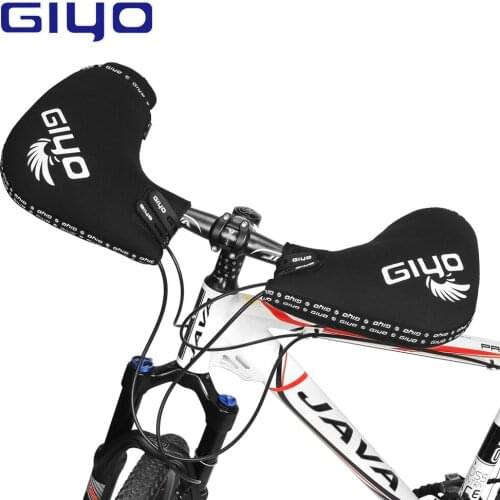 Winter warm bicycle hand glove bending / flat mountain bike road bike riding windproof thickening full finger gloves