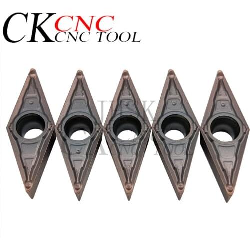 10pcs VBMT110304-MV VP15TF high quality Carbide inserts CNC cutter lathe metal blade VBMT110304 for stainless steel