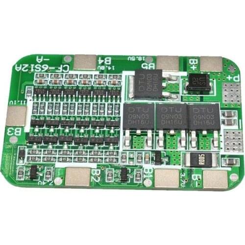 6S 15A 24V PCB BMS Charger Protection Board for 6 18650 Li-Ion Lithium Battery Cell Module DIY Kit