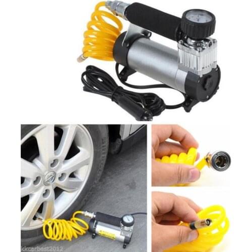 Electric Car Inflatable Tire Pump Air Compressor Tyre Pressure Monitor 150W