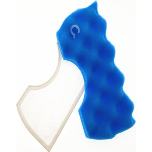 1 Set Blue Sponge Filter for Samsung DJ63-00669A SC43-47 SC4520 SC4740 VC-9625 VC-BM620 Vacuum Cleaner