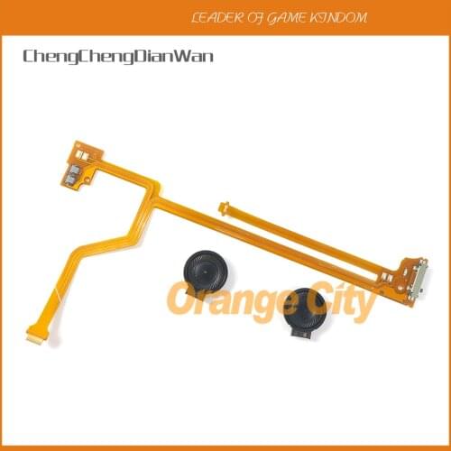 Original used speaker cable with speaker For 3DS Speaker Ribbon Cable Volume Control Flex Wire Replacement repair parts