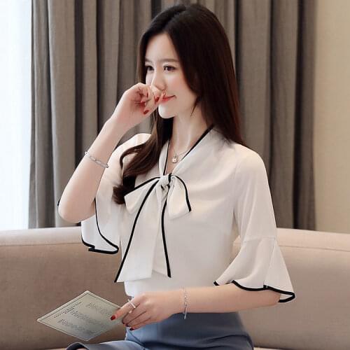 Lace Girl Short Sleeve Blouses