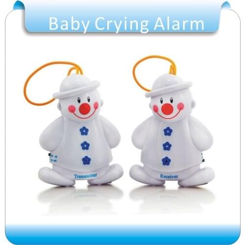 Lovely Snowman Design Wireless Infant Baby Alarm Sleep Cry alarm Monitor Watcher Detector Monitor Safe Call Watcher Reminder