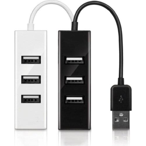 USB 2.0 Mini Hub 4 in 1 Combo Splitter Expansion 4 Port High Speed Hub Multi Adapter for PC Laptop Notebook Computer Accessories
