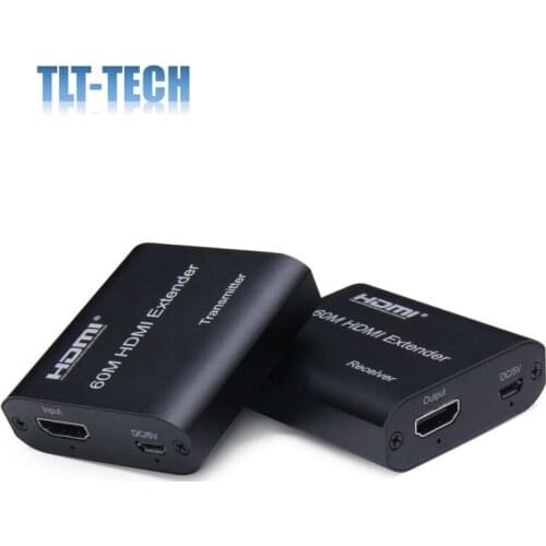 One pair 60M HDMI Transmitter sender Receiver Transceiver 1080P 60Hz HDMI Extender Switch