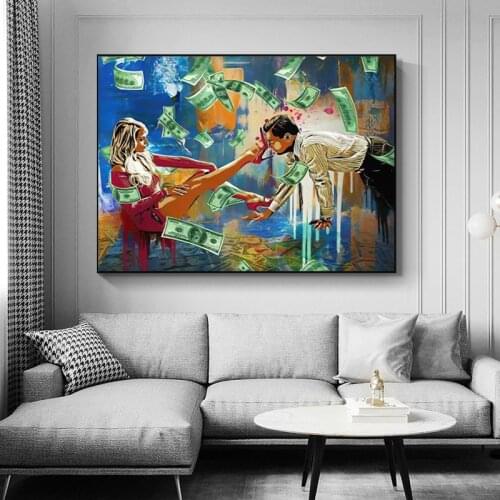 Poster Money Pictures Wall Pictur Poster Decorative Pictures For Wall Tableau Mural Canvas Painting Pictures Painting Canvas Art