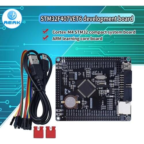 Free shipping STM32F407VET6 development board Cortex-M4 STM32 minimum system learning board ARM core board