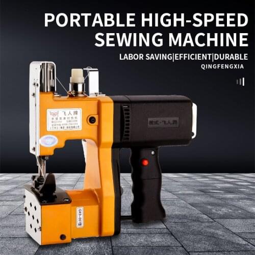 Portable Electric Sealing Machine Woven Bag Sealing Machine Small Sewing Machine Household Baler Sewing Machine