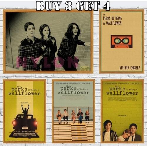 The Perks Of Being A Wallflower Movie Poster Kraft Paper Posters And Wall Art Picture Decor Home Decor
